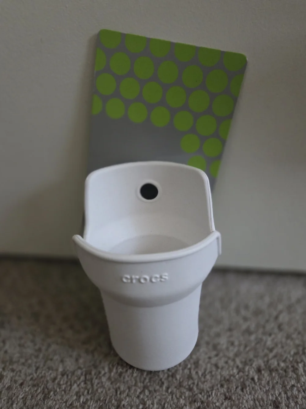 Crocs White Beverage Holder